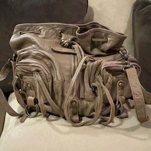 Free People 7 Chi Leather Backpack Handbag